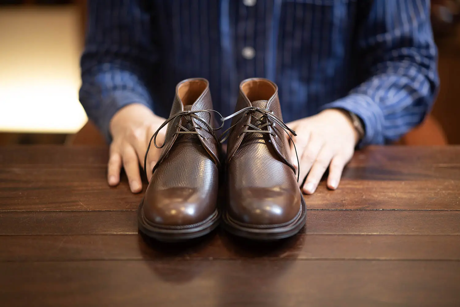 VIBERG Uplands shell cordovan Mahogany