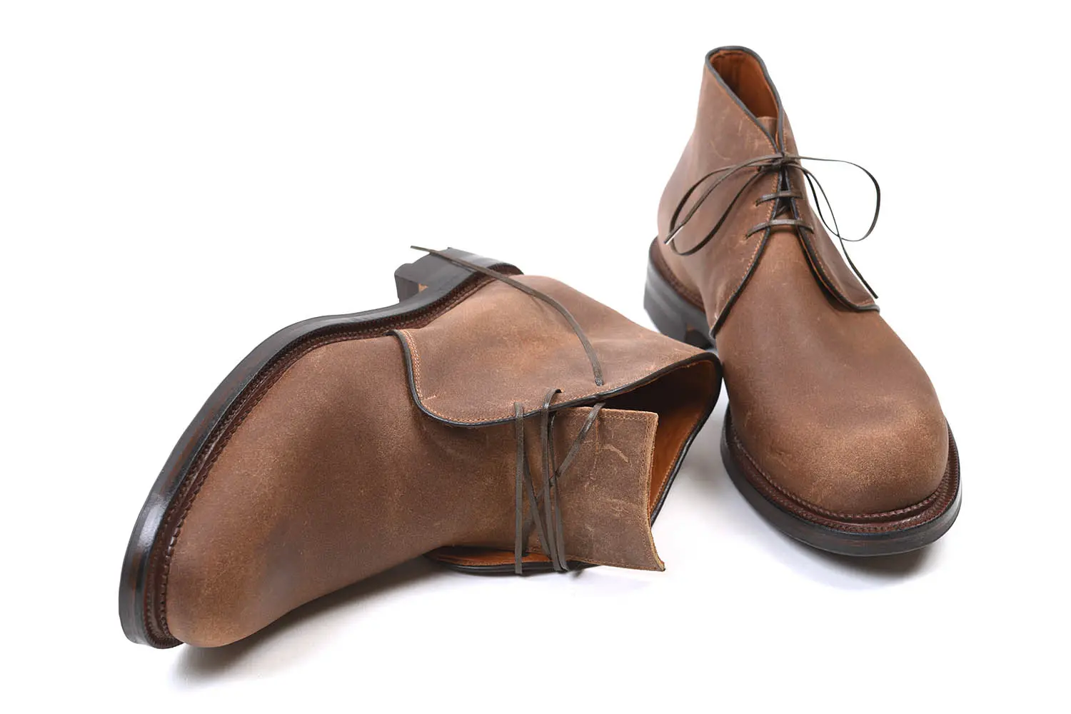 VIBERG 1940E Uplands Boot Lined CFS Toast Waxy Commander