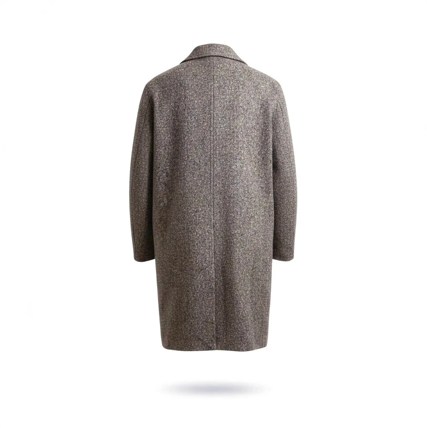 Wax London STAN COAT TWEED FLECK BROWN