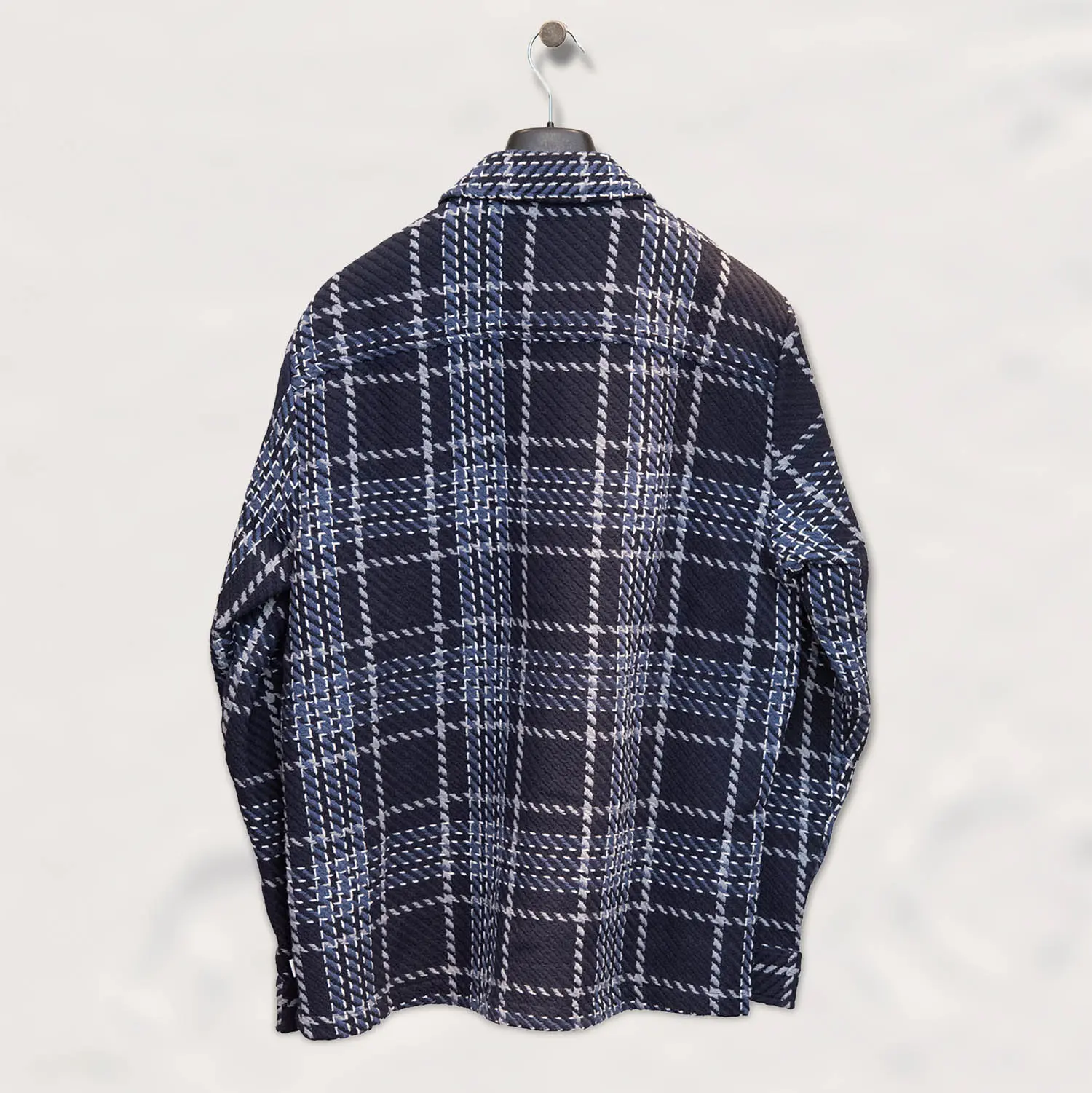 wax london С WAVE CHECK (NAVY/GRAY)