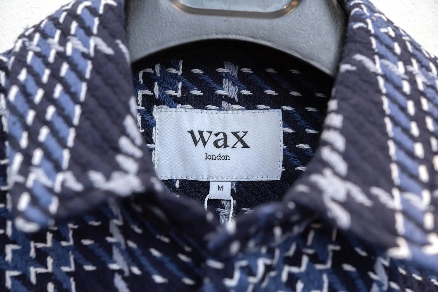 wax london С WAVE CHECK (NAVY/GRAY)